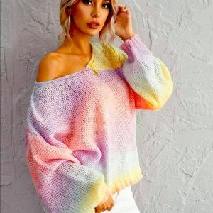 L Michelle super cute knit sweater